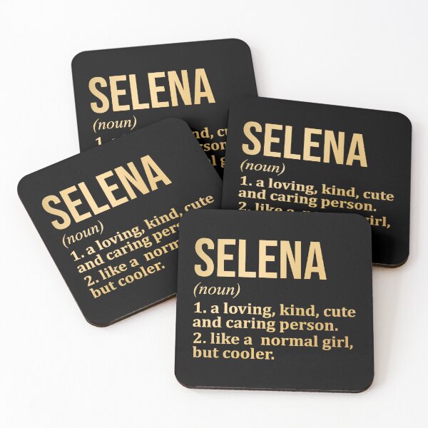 Item preview, Selena Name Definition in Gold designed and sold by XCIV.