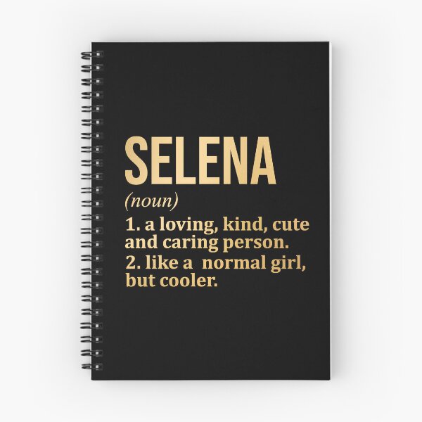 Item preview, Selena Name Definition in Gold designed and sold by XCIV.