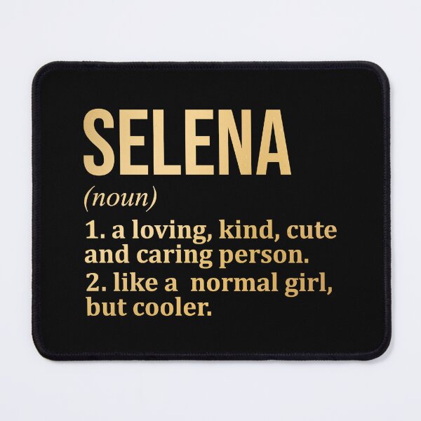 Item preview, Selena Name Definition in Gold designed and sold by XCIV.