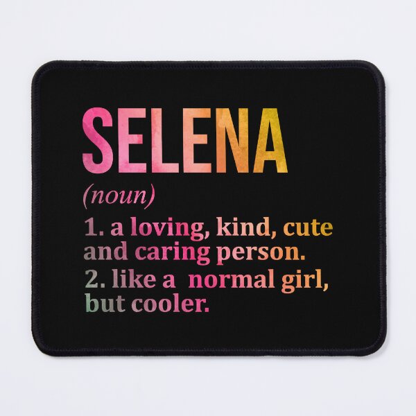 Item preview, Selena Name Definition in Watercolor designed and sold by XCIV.
