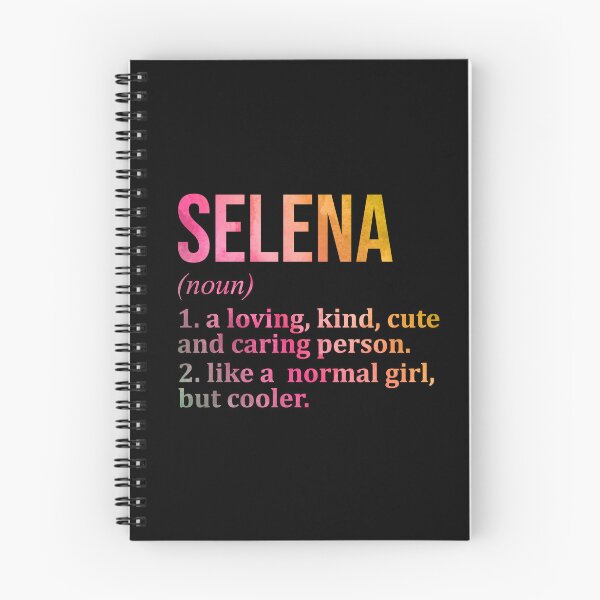 Item preview, Selena Name Definition in Watercolor designed and sold by XCIV.