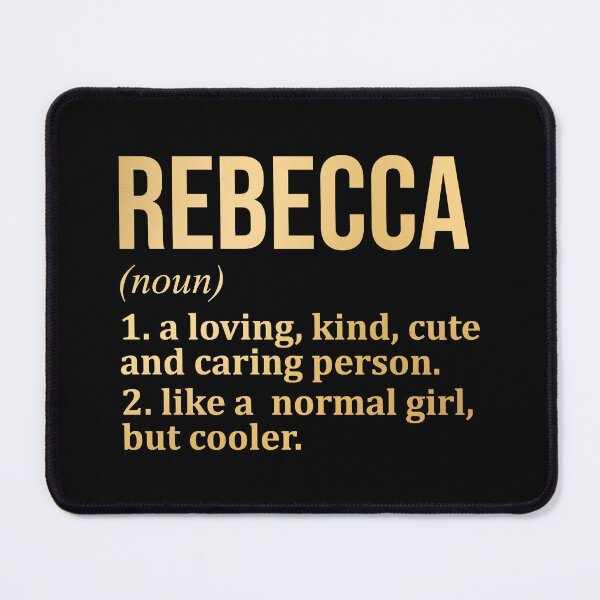Item preview, Rebecca Name Definition in Gold designed and sold by XCIV.