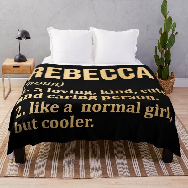 Item preview, Rebecca Name Definition in Gold designed and sold by XCIV.
