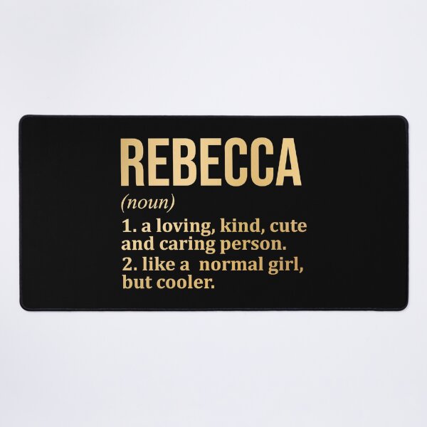 Item preview, Rebecca Name Definition in Gold designed and sold by XCIV.