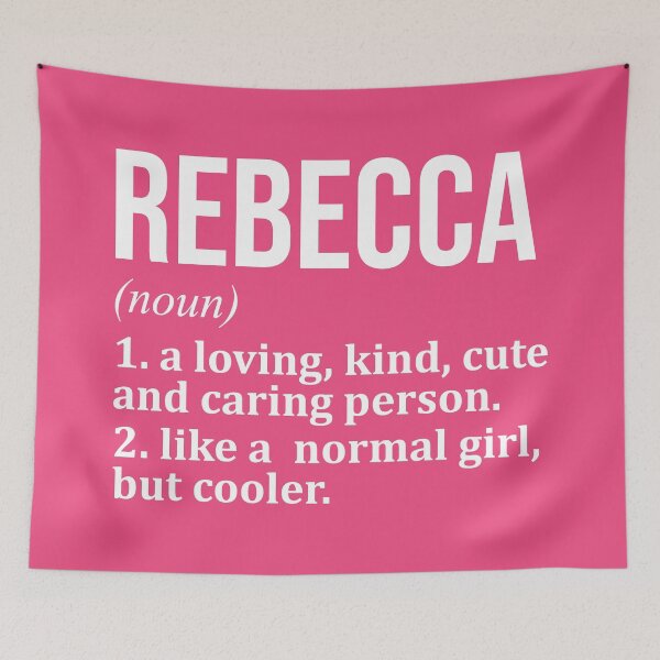 Item preview, Rebecca Name Definition for Women designed and sold by XCIV.