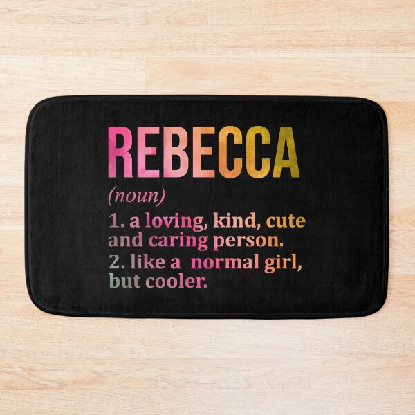 Item preview, Rebecca Name Definition in Watercolor designed and sold by XCIV.