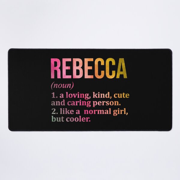 Item preview, Rebecca Name Definition in Watercolor designed and sold by XCIV.