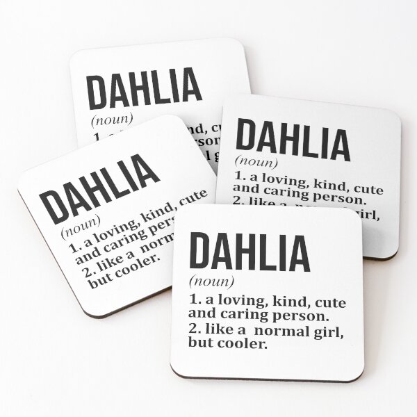 Item preview, Dahlia Name Definition designed and sold by XCIV.
