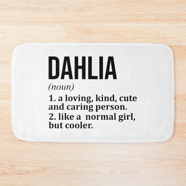 Item preview, Dahlia Name Definition designed and sold by XCIV.