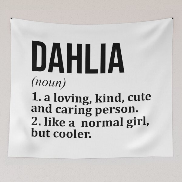 Item preview, Dahlia Name Definition designed and sold by XCIV.