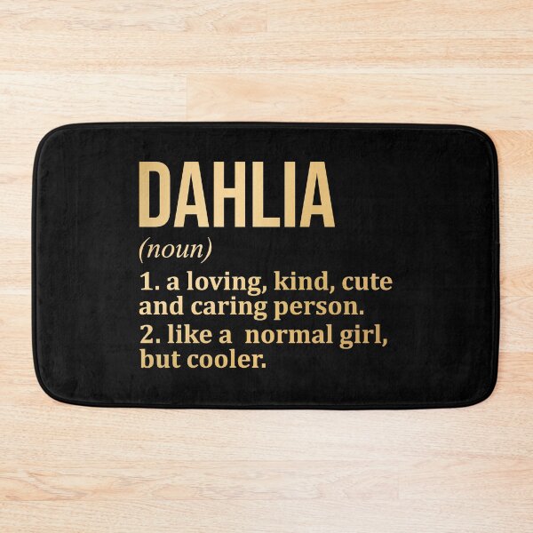 Item preview, Dahlia Name Definition in Gold designed and sold by XCIV.