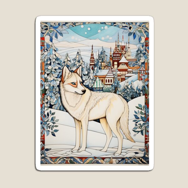 Item preview, Winter Picture With Husky designed and sold by CamilleNorris.
