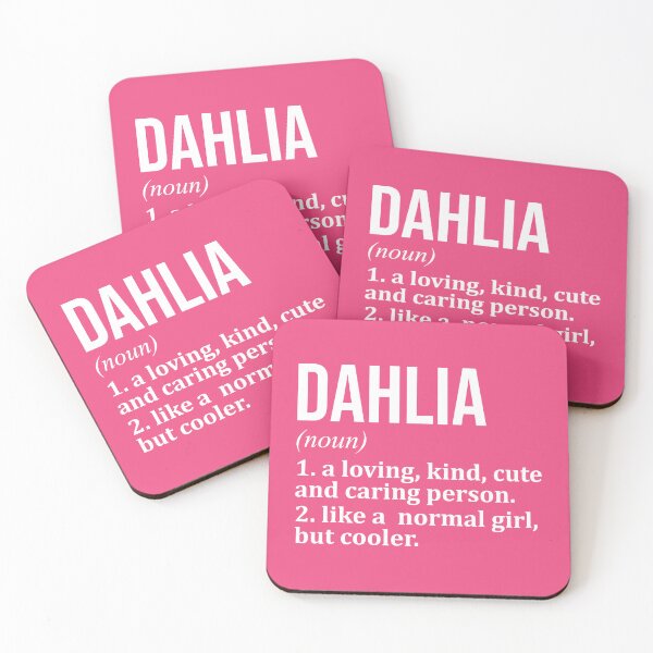 Item preview, Dahlia Name Definition for Women designed and sold by XCIV.
