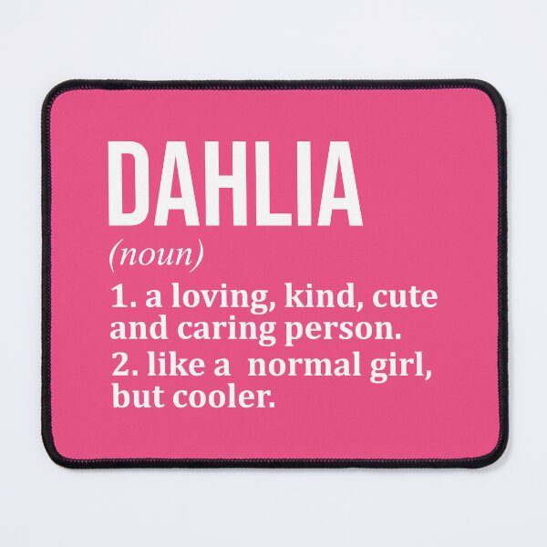 Item preview, Dahlia Name Definition for Women designed and sold by XCIV.