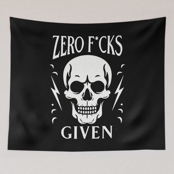 Item preview, Zero Fucks Given designed and sold by CreepyCornerArt.