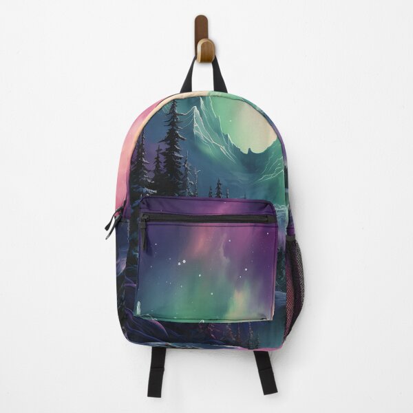 Item preview, Aurora borealis light landscape designed and sold by Art by Lilia.