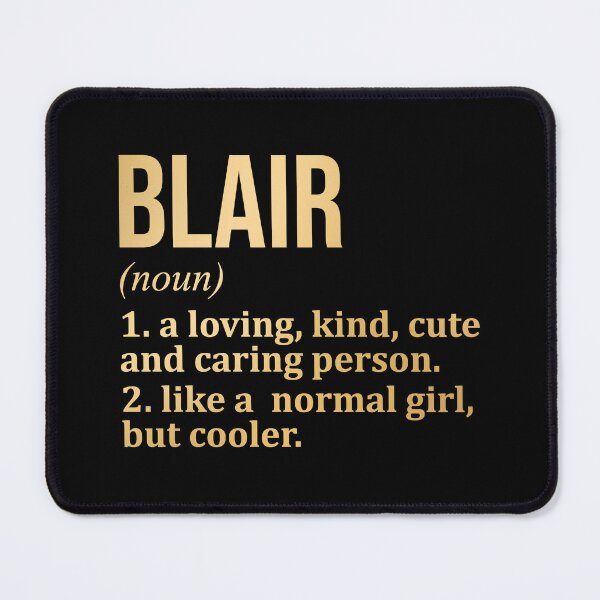 Item preview, Blair Name Definition in Gold designed and sold by XCIV.