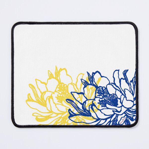 Item preview, Night Blooming Cereus Blue and Yellow designed and sold by Handwritten Aloha.