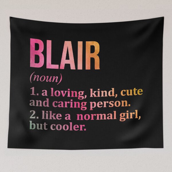 Item preview, Blair Name Definition in Watercolor designed and sold by XCIV.