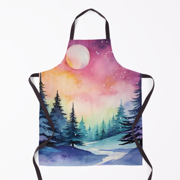 Item preview, Aurora borealis light landscape designed and sold by Art by Lilia.