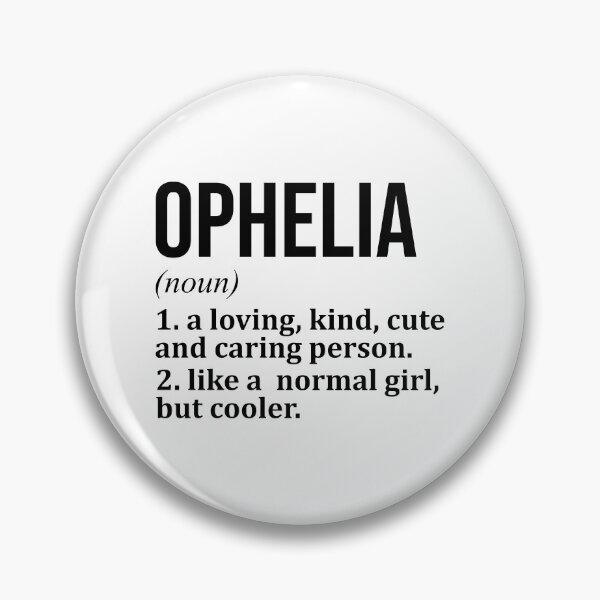 Item preview, Ophelia Name Definition designed and sold by XCIV.