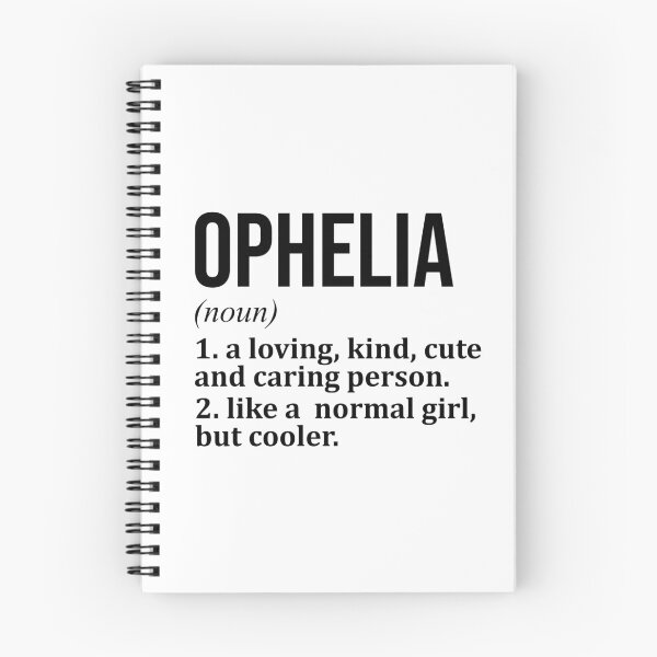 Item preview, Ophelia Name Definition designed and sold by XCIV.