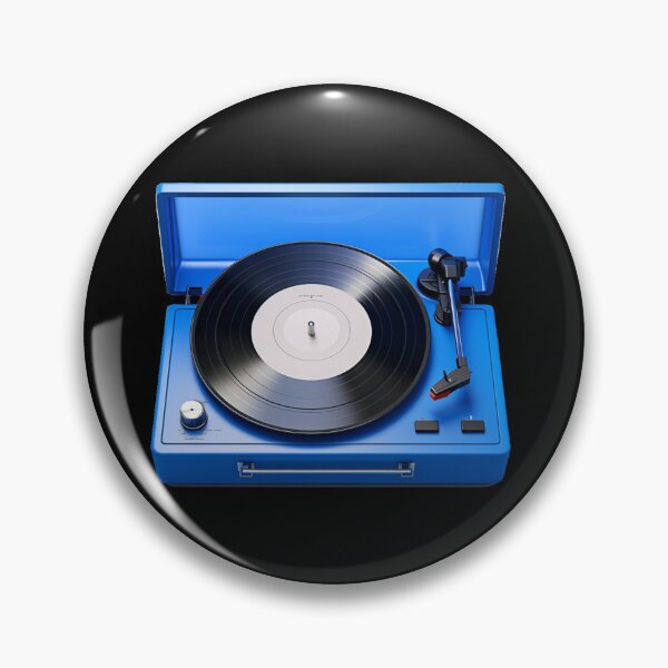 Item preview, Blue Vinyl Record Player. Funny Gifts For Music Lovers 2/2 designed and sold by MatSatArt.