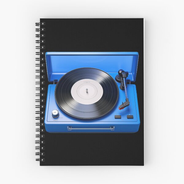Item preview, Blue Vinyl Record Player. Funny Gifts For Music Lovers 2/2 designed and sold by MatSatArt.