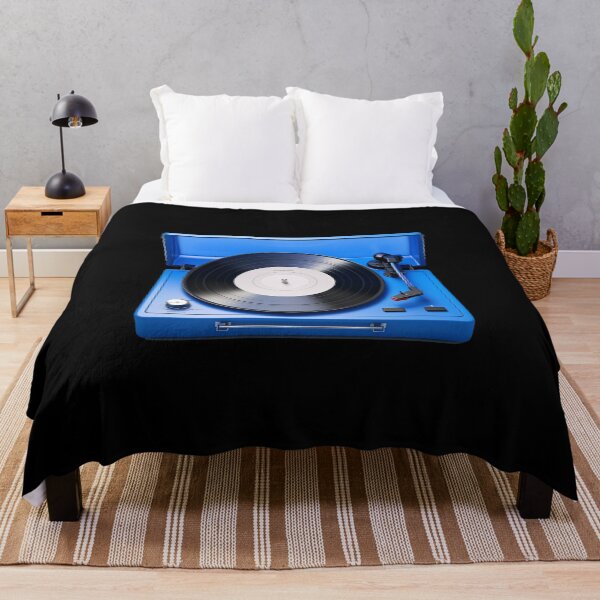 Item preview, Blue Vinyl Record Player. Funny Gifts For Music Lovers 2/2 designed and sold by MatSatArt.