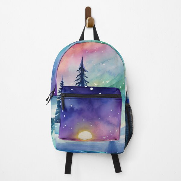 Item preview, Aurora borealis light landscape designed and sold by Art by Lilia.