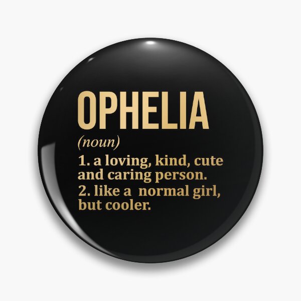Item preview, Ophelia Name Definition in Gold designed and sold by XCIV.