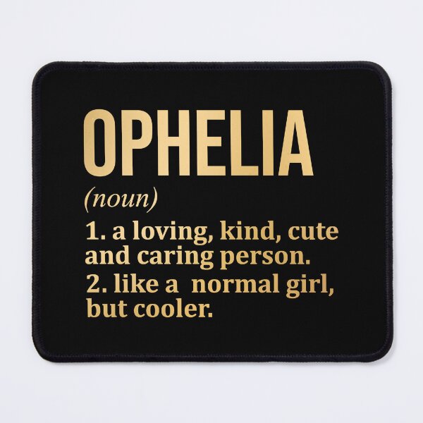 Item preview, Ophelia Name Definition in Gold designed and sold by XCIV.