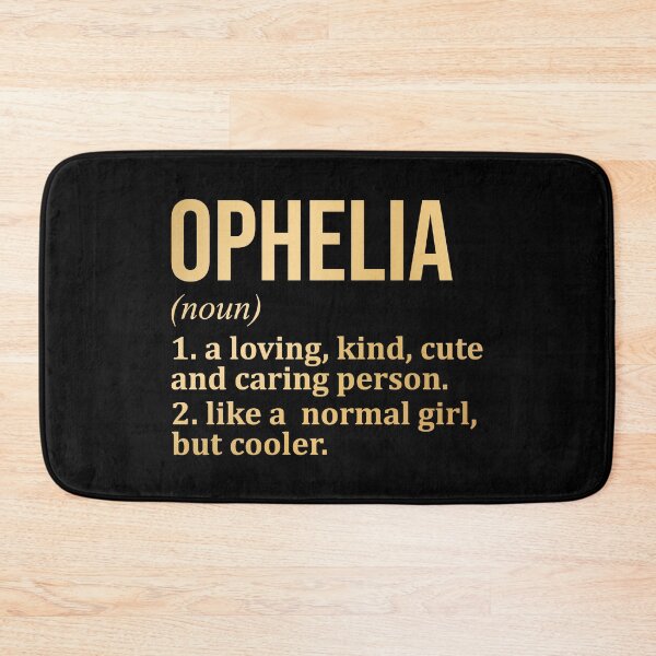 Item preview, Ophelia Name Definition in Gold designed and sold by XCIV.