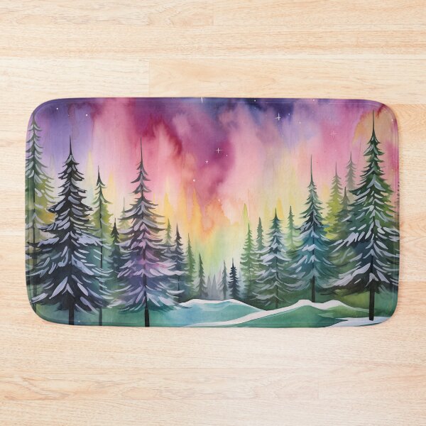 Item preview, Aurora borealis light landscape designed and sold by Art by Lilia.