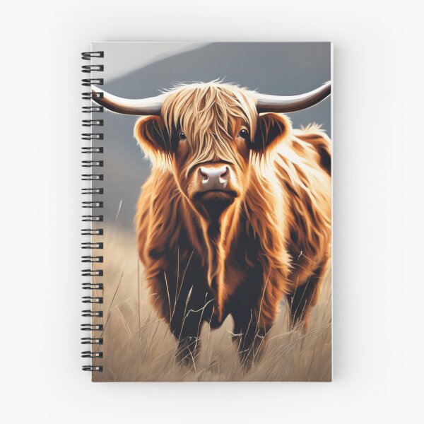 Item preview, Serene Highland Cow Sunrise - Captivating Oil Painting Decor designed and sold by AllOfUsOrNone.