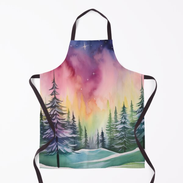 Item preview, Aurora borealis light landscape designed and sold by Art by Lilia.