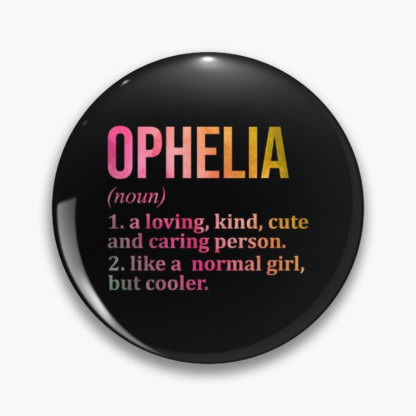 Item preview, Ophelia Name Definition in Watercolor designed and sold by XCIV.
