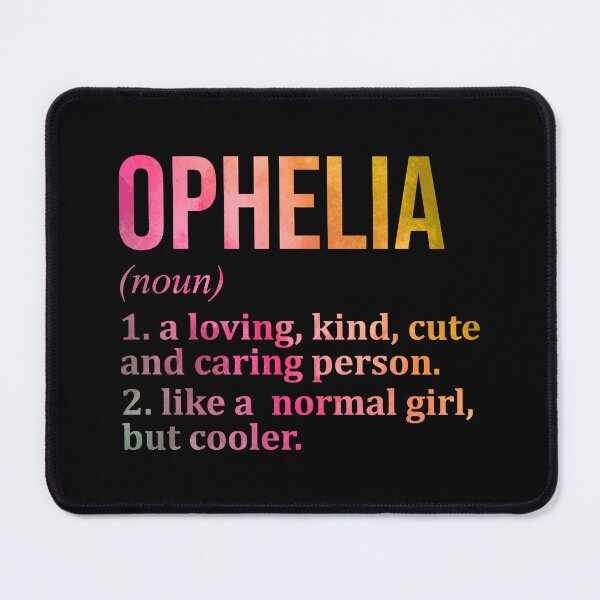 Item preview, Ophelia Name Definition in Watercolor designed and sold by XCIV.