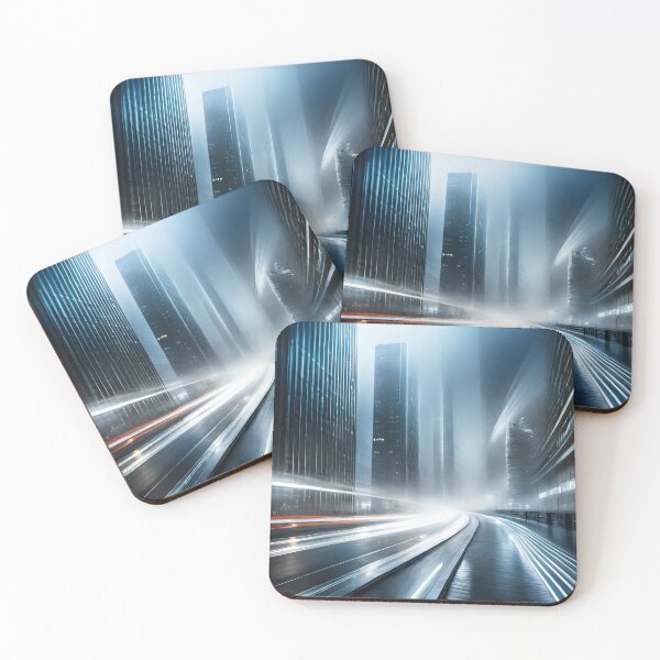 Item preview, Light trails in the metropolis designed and sold by occorocks.