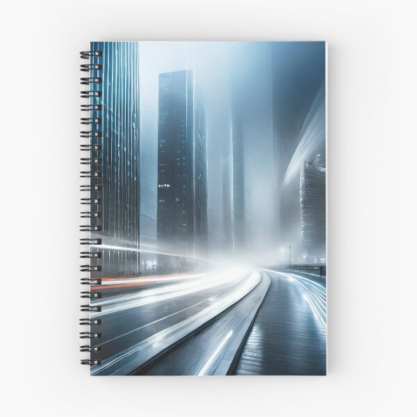 Item preview, Light trails in the metropolis designed and sold by occorocks.