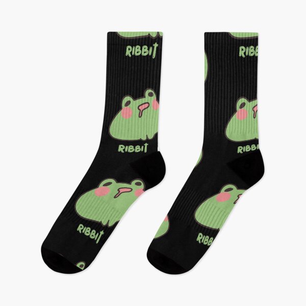 Artikelvorschau, Niedlicher lustiger Frosch Ribbit entworfen und verkauft von mkzmerch.