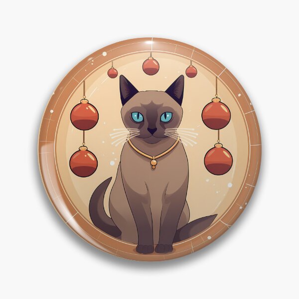 Item preview, Burmese Cat  Xmas Ornament, Love Cats designed and sold by Logiamerch.