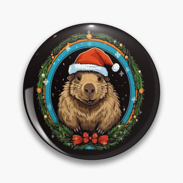 Item preview, Christmas Capybara designed and sold by creativellashop.