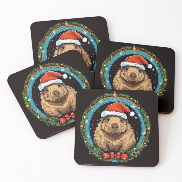 Item preview, Christmas Capybara designed and sold by creativellashop.