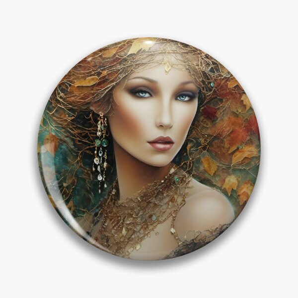 Item preview, Mysterious Lady of Autumn designed and sold by Art by Lilia.
