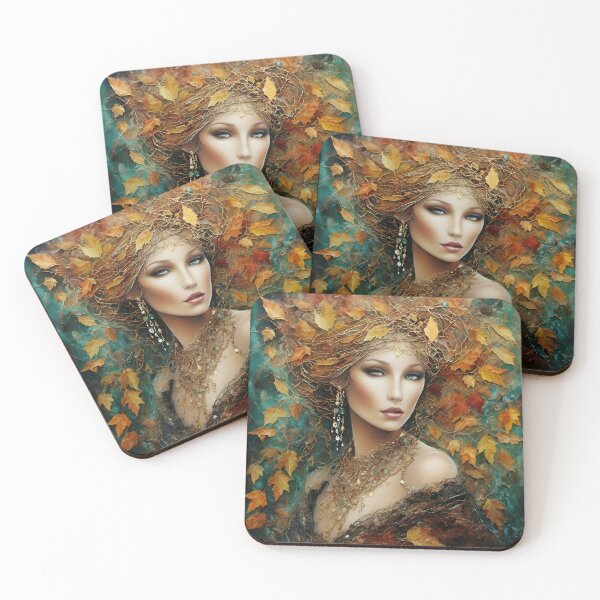 Item preview, Mysterious Lady of Autumn designed and sold by Art by Lilia.