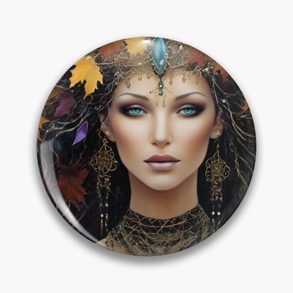 Item preview, Mysterious Lady of Autumn designed and sold by Art by Lilia.