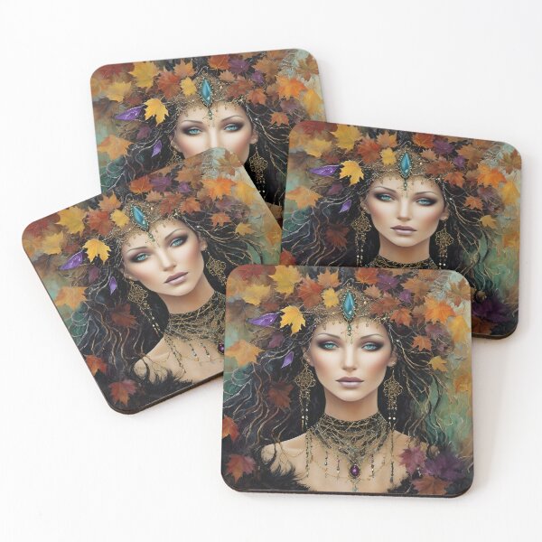 Item preview, Mysterious Lady of Autumn designed and sold by Art by Lilia.