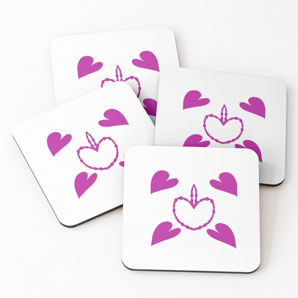 Item preview, Hand-Drawn Purple Hearts designed and sold by Victoria Rose.