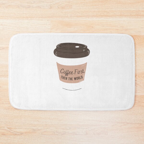 Item preview, Coffee First Then The World designed and sold by bkbh.